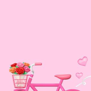 Bike spring aesthetic wallpaper