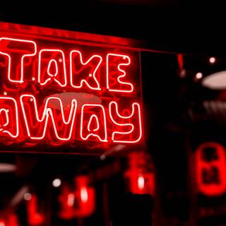 Red neon 4k wallpaper