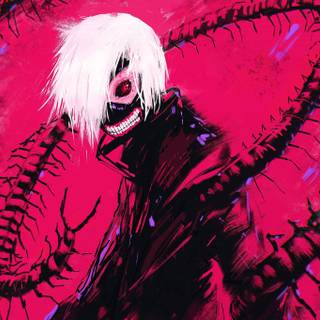 Red aesthetic Tokyo Ghoul wallpaper