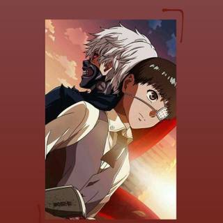 Red aesthetic Tokyo Ghoul wallpaper