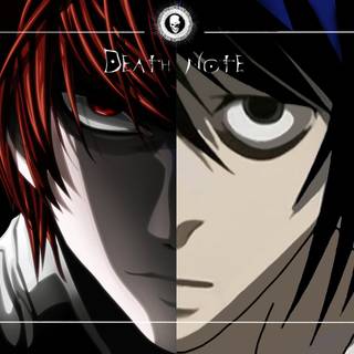 L Death Note desktop wallpaper