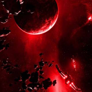 Red iPhone 4k wallpaper