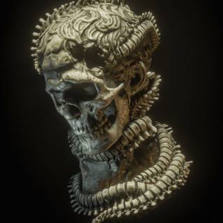 4k Memento Mori phone wallpaper