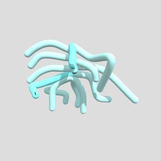 Rainbow Friends Cyan wallpaper