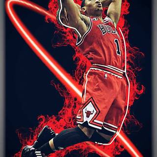 NBA dunk iPhone wallpaper