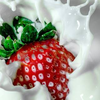 Strawberry 4k wallpaper