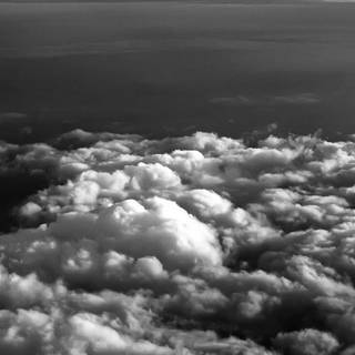 iPhone black clouds wallpaper