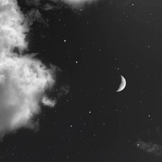 iPhone black clouds wallpaper