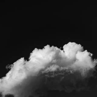 iPhone black clouds wallpaper