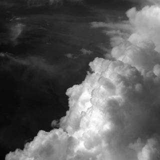iPhone black clouds wallpaper