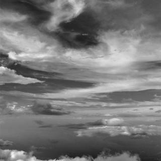 iPhone black clouds wallpaper