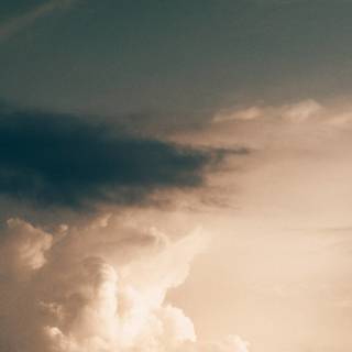 iPhone black clouds wallpaper
