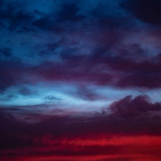 iPhone black clouds wallpaper