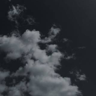 iPhone black clouds wallpaper