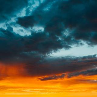 iPhone black clouds wallpaper