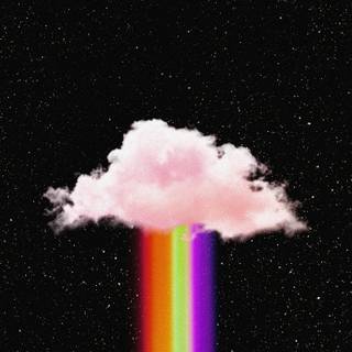 iPhone black clouds wallpaper