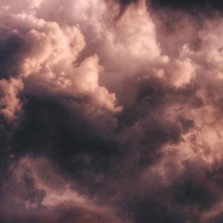 iPhone black clouds wallpaper