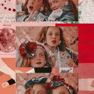 Stranger Things preppy wallpaper