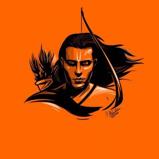 Jai Shree Ram logo wallpaper