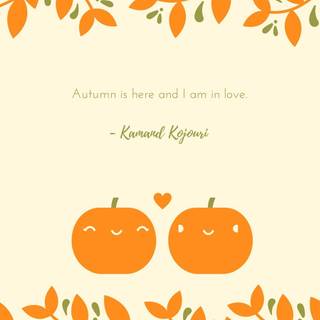 Autumn Kawaii wallpaper