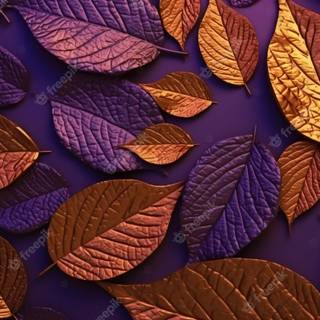 Purple autumn wallpaper