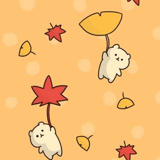 Autumn Kawaii wallpaper