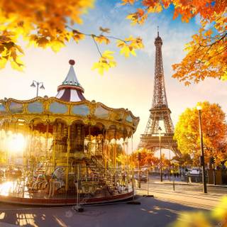 Paris autumn wallpaper