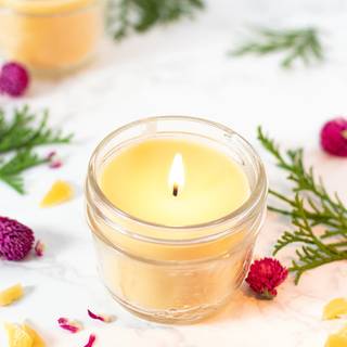 Autumn candles wallpaper