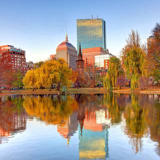 Boston autumn wallpaper