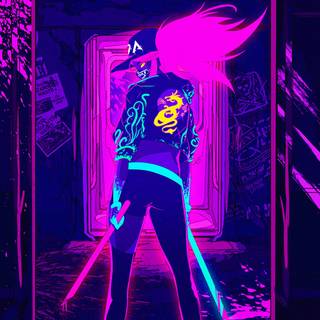 Gaming neon 4k wallpaper