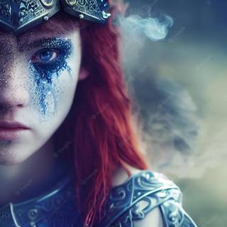 Viking woman wallpaper