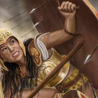 Viking woman wallpaper