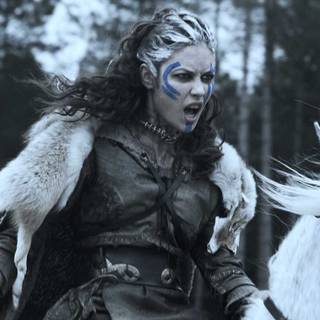 Viking woman wallpaper