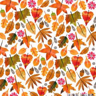 Autumn patterns wallpaper