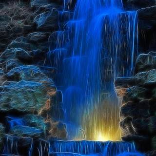 Blue autumn wallpaper