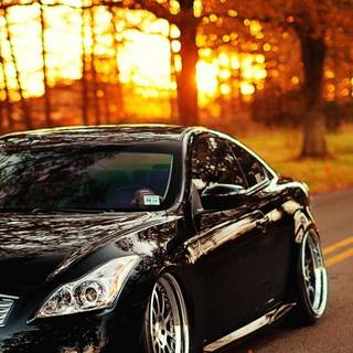 Autumn cars wallpaper