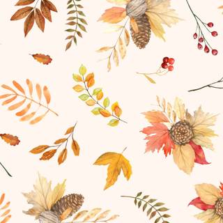 Autumn patterns wallpaper