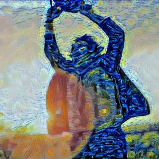 Van Gogh painting wallpaper