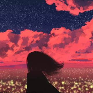 Banner red anime wallpaper