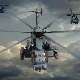 Helicopter 4k wallpaper