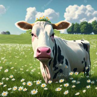 Cow summer wallpaper