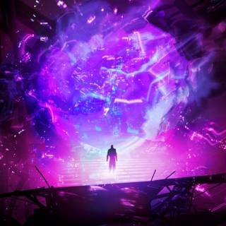 4k neon anime wallpaper