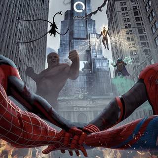 Spider-Man trio wallpaper