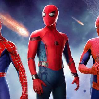 Spider-Man trio wallpaper