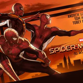 Spider-Man trio wallpaper