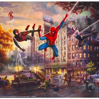 Spider-Man trio wallpaper