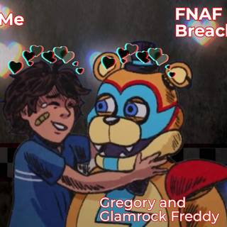 Glamrock Freddy and Gregory wallpaper