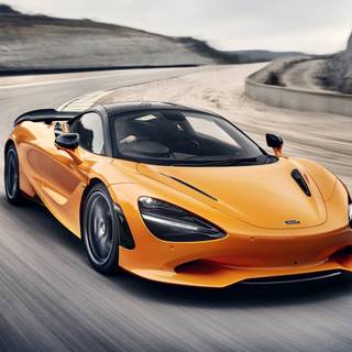 McLaren 720s engine wallpaper