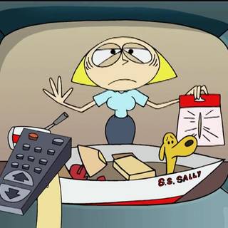 Sheep in the Big City wallpaper