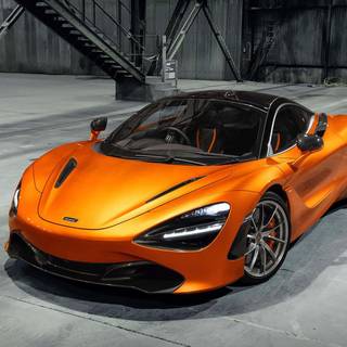 McLaren 720s engine wallpaper